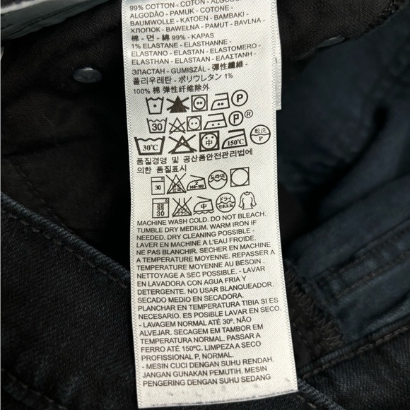 Levi’s Men’s Black Slim Fit Jeans 31x32 - Picture 8 of 11